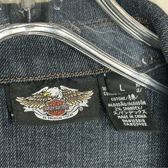 Harley Davidson 105th Anniversary Jean Jacket - Picture 5 of 7
